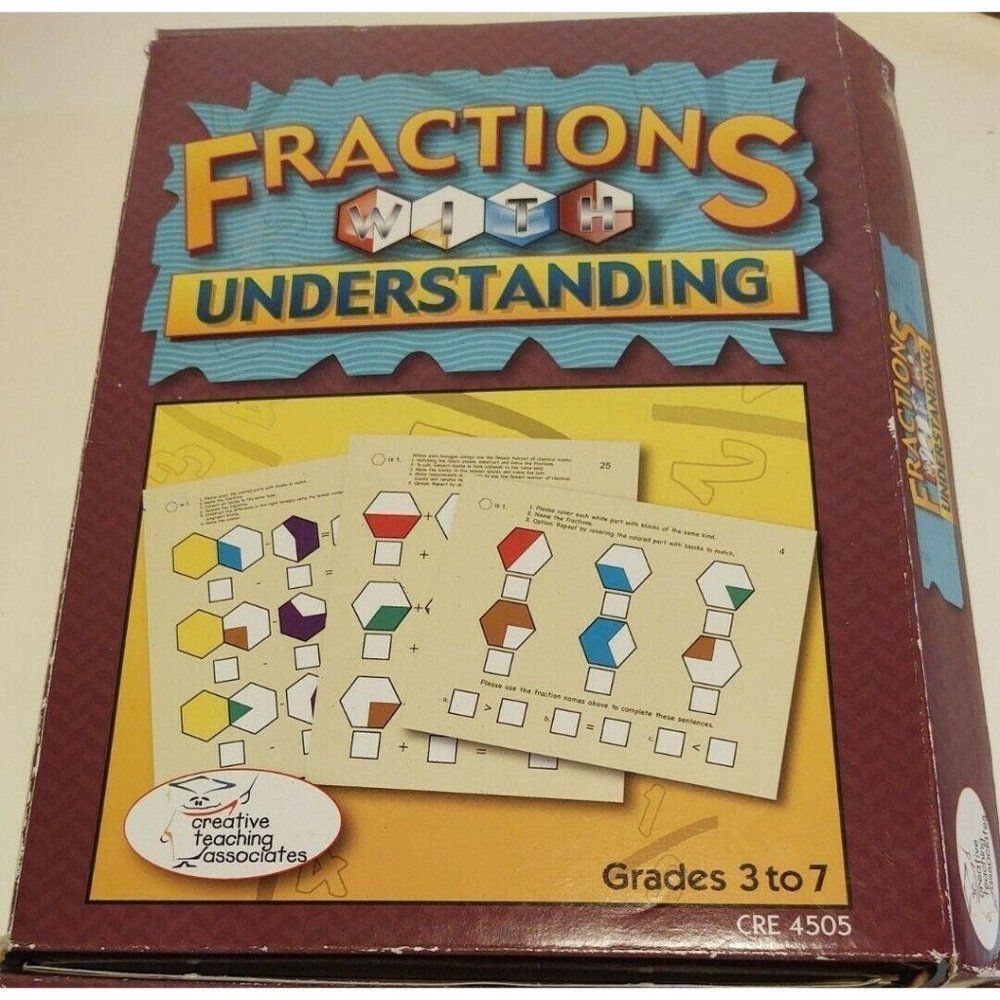 Fractions With Understanding Creative Teaching Associates Education Learning